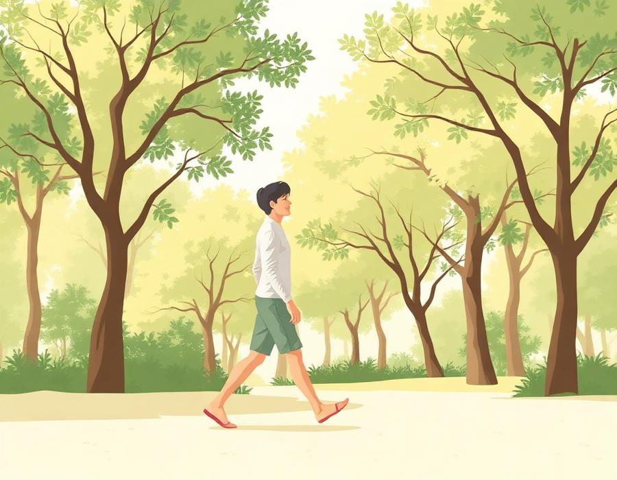 Illustration: Enjoying comfortable activity