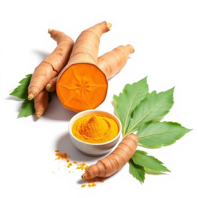 Turmeric (Curcuma longa) in natural form